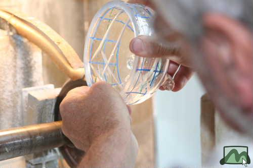 Parádsasvár - Kézművesház - az üvegcsiszolást is megtekinthetjük