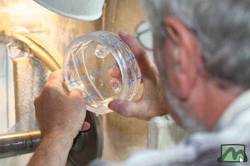 Parádsasvár - Kézművesház - üvegcsiszolás