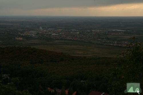 Panoráma a Muzsla-kilátóból Gyöngyös felé