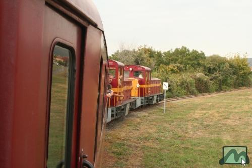 Útban Lajosháza felé a Szalajkaházig közlekedő különvonattal