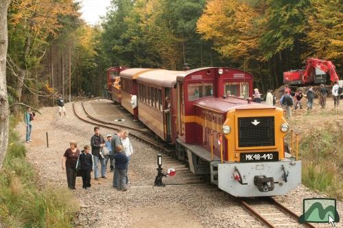 Az új végállomás (Szalajkaházig még 400 m a megteendő táv)