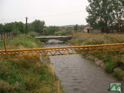 A Nagy-patak a Püspöki útnál (Gyöngyös, 2003.07.29.)