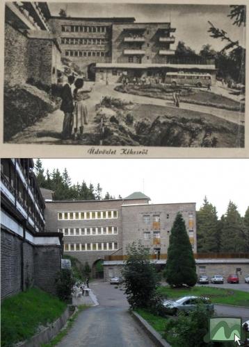 Kékestető - Szanatórium régen és napjainkban